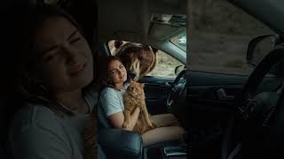 The Bear Wants A Kiss And She Says..... No?