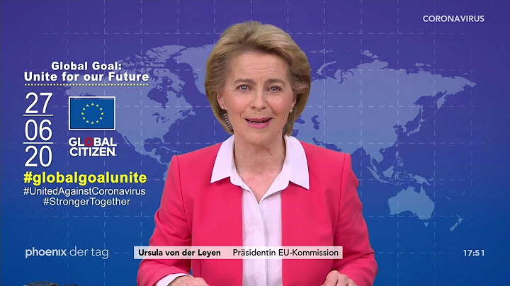 Ursula von der Leyen zu weiteren Schritten im Kampf gegen Corona am 29.05.20