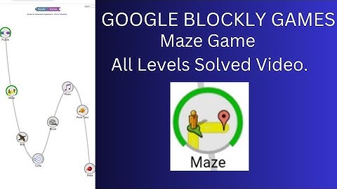 Google Blockly Maze Game - Solving -All levels#gaming#computational#solving#visualprogramming 
