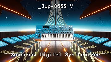 Jup-8000 V | Supersaw Digital Synthesizer | ARTURIA