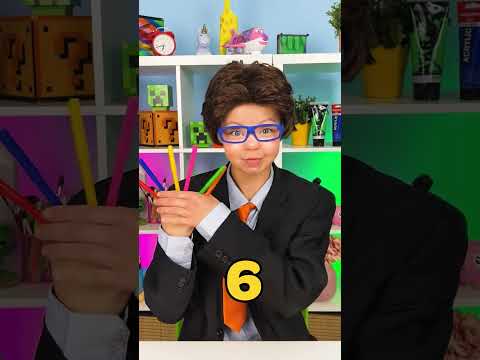 1 vs 10 Markers Challenge 🖍️ Fun Art Experiment for Kids 🎨 #shorts