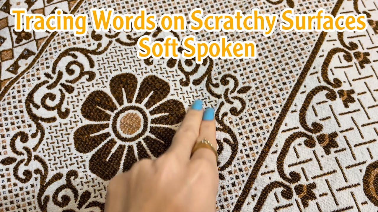 ASMR * Tracing Words on Fabric! * Scratching Fabric * Soft Spoken * ASMRVilla