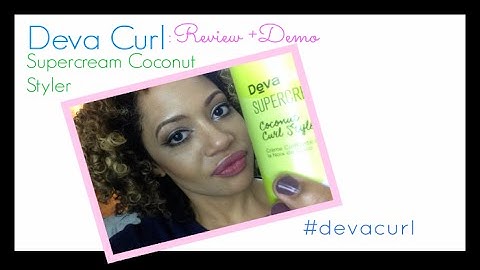 Deva Curl Supercream Coconut Styler Review+Demo