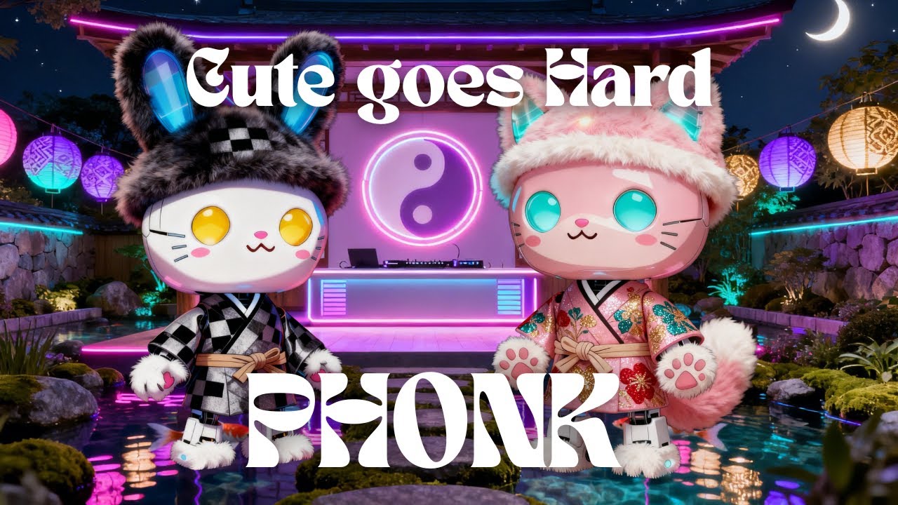 Cute Goes Hard ☯️ | Hard Phonk Mix for Focus, Flow & Late-Night Energy (30 Min)