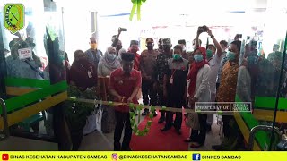 Bupati Sambas Resmikan RS Pratama dan Puskesmas Simpang Empat Kec. Teluk Keramat