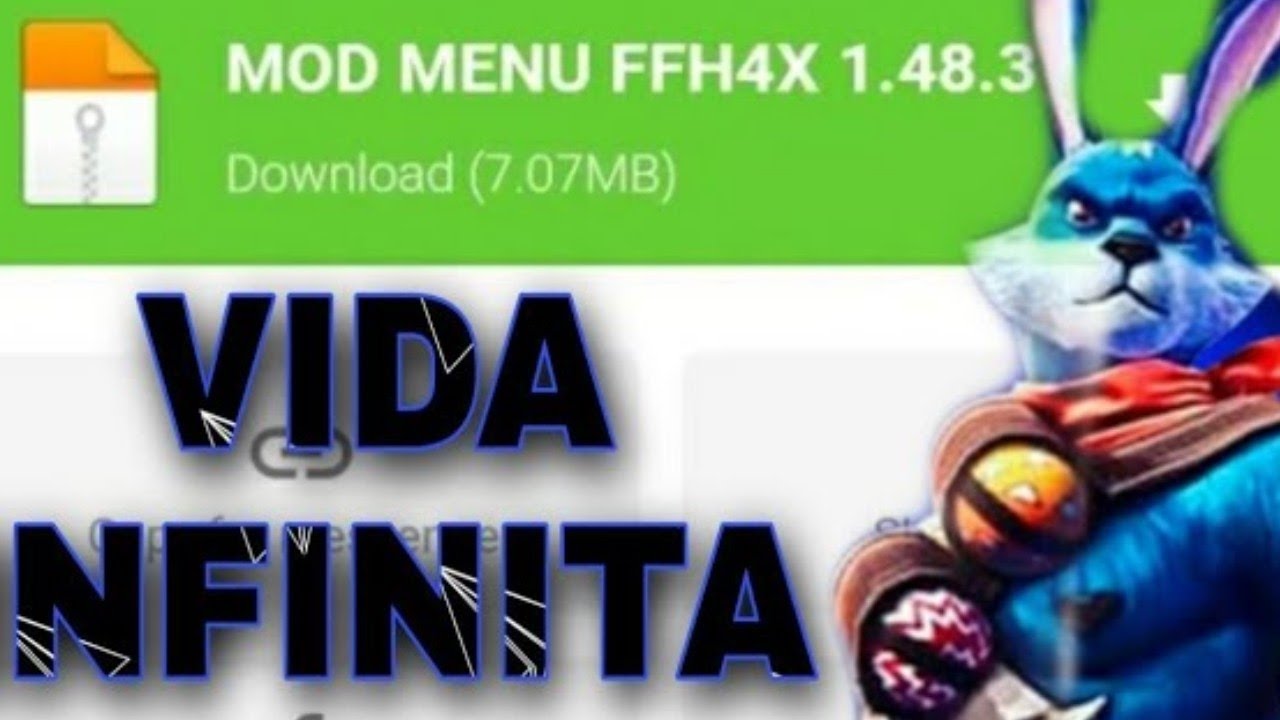 NOVO MOD MENU FF ANTI BAN + VIDA INFINITA VIA MEDIEFIRE  