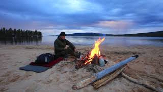 Outdoor skills: How to make a bonfire with the help of tyri from the pine tree