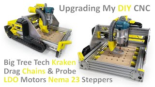 Upgrading My DIY CNC with LDO Motors Nema 23 Stepper Motors & a BTT Kraken Mainboard.