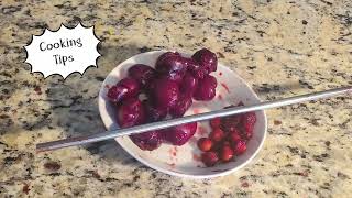 Famous How to remove Cherry pits / Easy Hack; The best way to Pit Cherries Net Worth