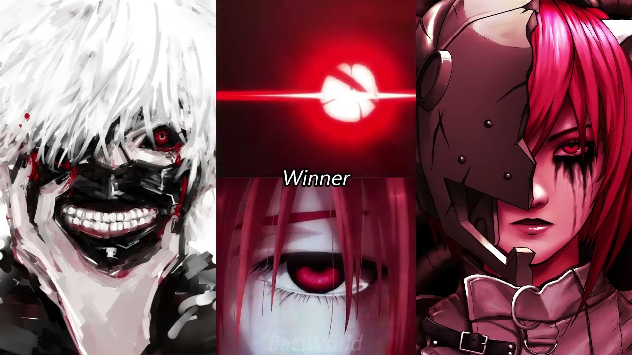 Tokyo Ghoul and Elfen Lied crossover - Lucy + Kaneki