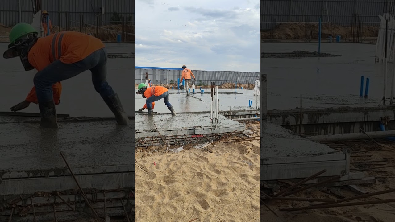 Technical do top surface of ground slab concrete
