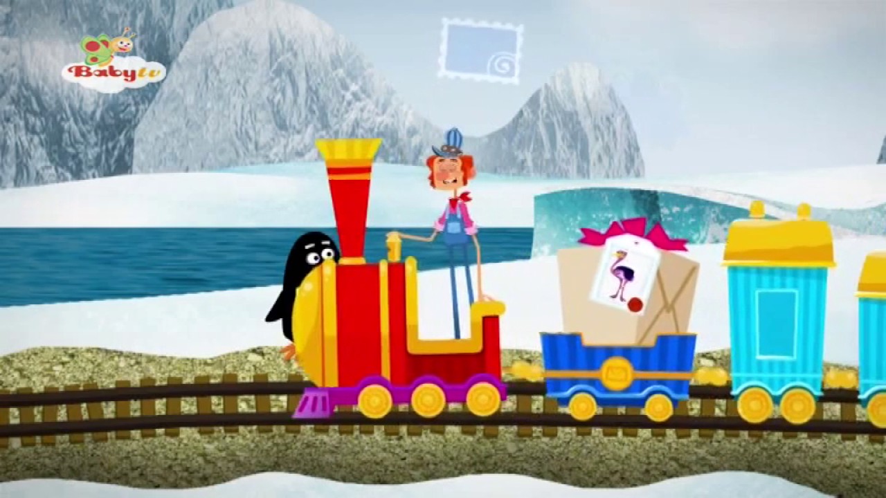 BabyTV Nederlands - Post Trein - Sophie Struisvogel