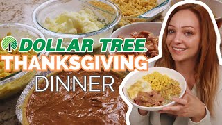 $20 Dollar Tree Thanksgiving Dinner!