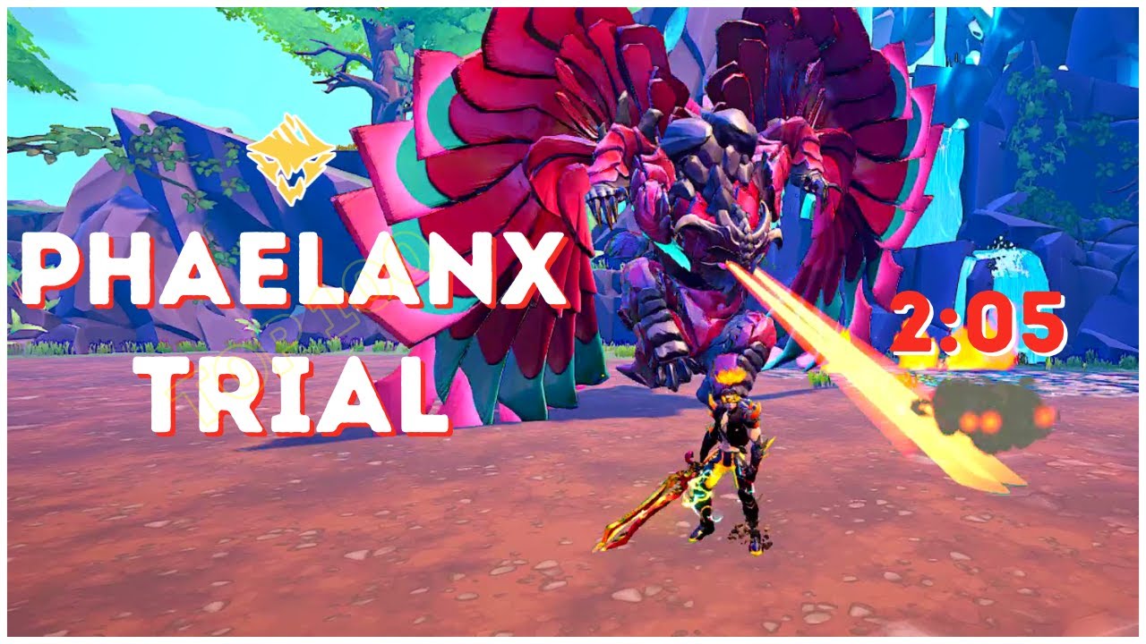Dauntless Phaelanx Trials - Solo Easiest Sub 5 & Top 100 Sword build