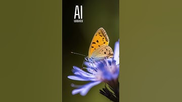 The Small fire Butterfly Transformed: A Comparison of Real Photos and Midjourney