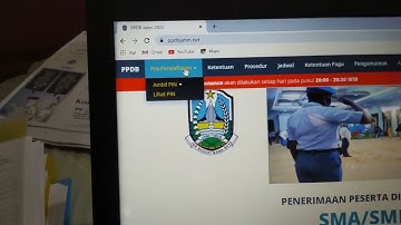 TUTORIAL CARA AMBIL PIN PPDB SMA/SMK