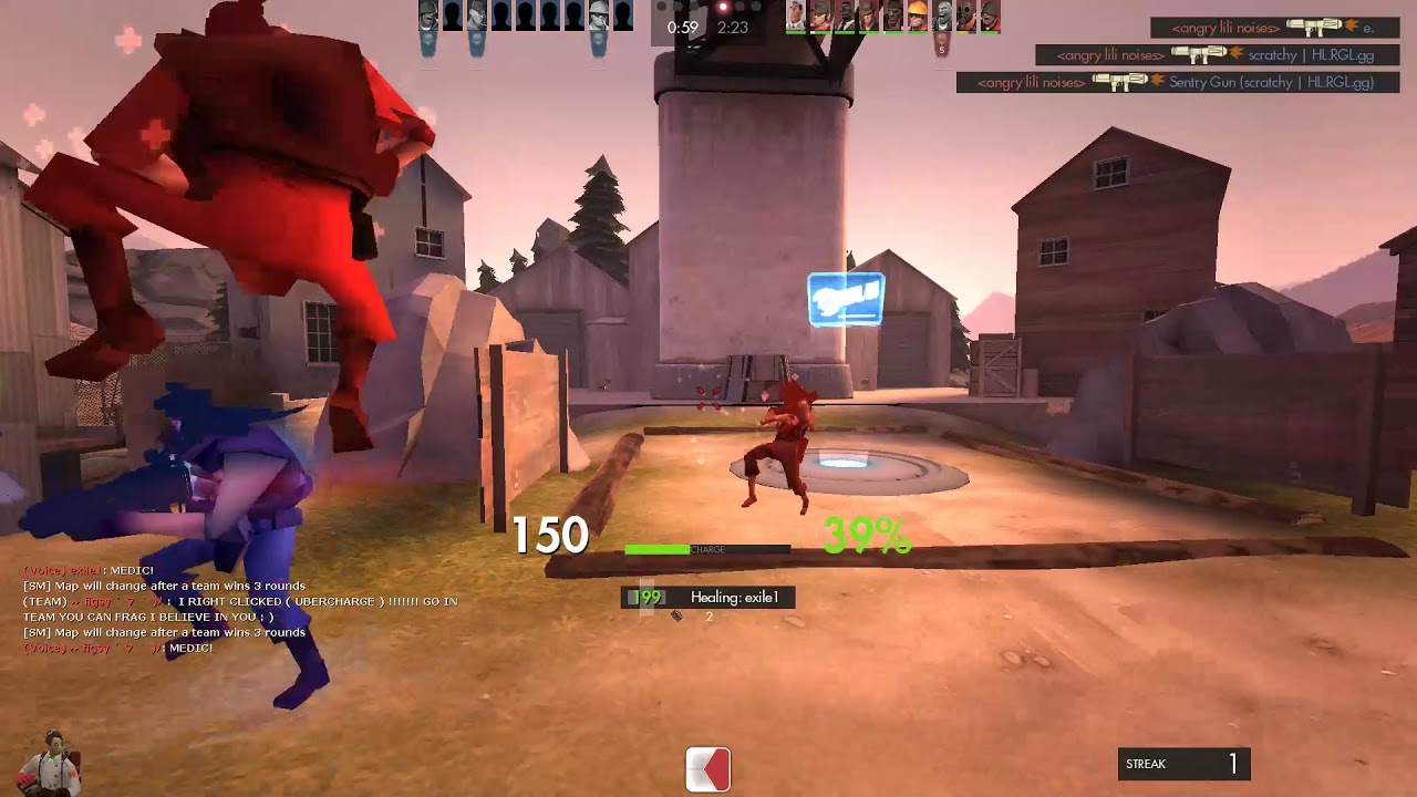 UGC Platinum HL TF2 Scrim ›› vs. KND koth_product_rc9 medic POV w/ comms