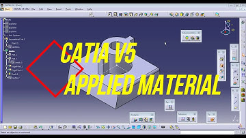 HOW TO APPLY MATERIAL|| IN CATIA V5