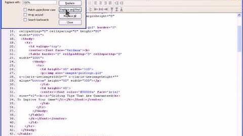 How to modify a Website Template using NVU