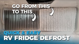 HOW TO DEFROST YOUR RV FRIDGE, Quick & Easy! | RV Newbie Help