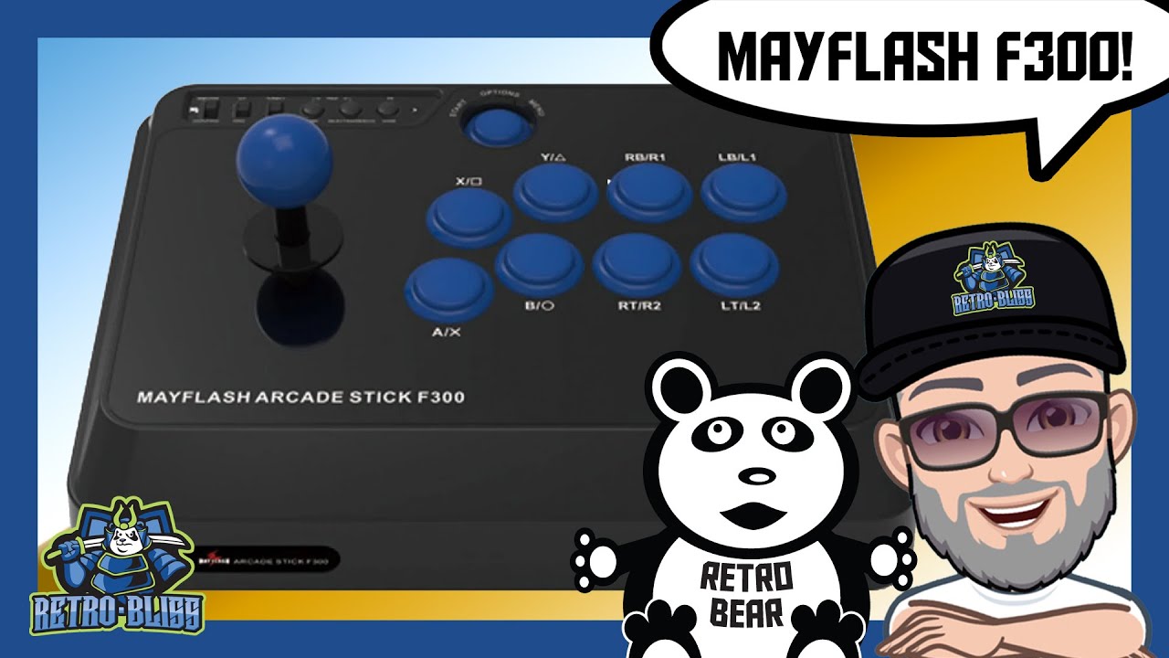 Mayflash Arcade Stick F300 Unboxing and Review - YouTube