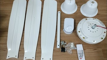 Quạt trần 12v / Sải cánh 1m25 - Động cơ không chổi than Bền bỉ và Tiết kiệm - LH 0355066009