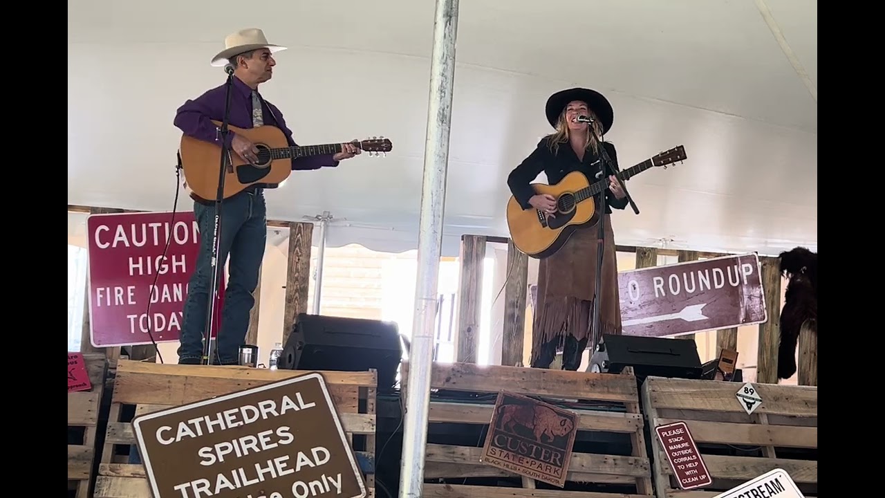 The Western Troubadours at the Buffalo Round Up Arts Fair, Custer, SD. 
