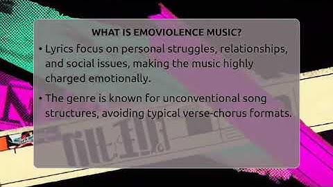 What Is Emoviolence Music? - Alt Scene Guru