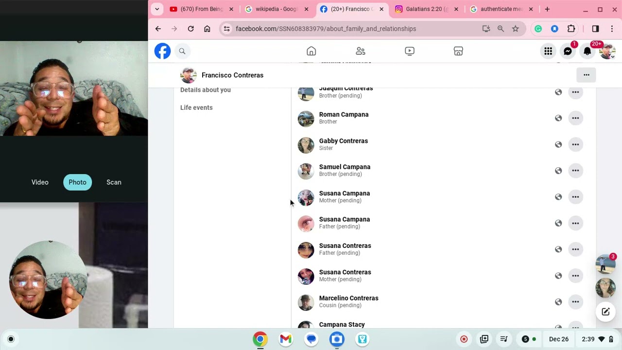 User Authentication With Uploaded Photos, Videos, Audio Recognition, Finger Prints, etc.