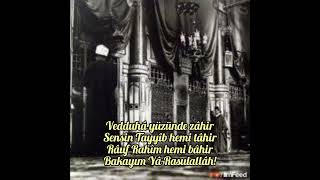 Gubâr-I Pâyine Kurbân Olayım Yâ Rasûlallâh Dervişoğlu Divânı Kâdiri-Rufâi Dergâhı Meşk