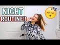 road trip Night Routine!! Haul and prep
