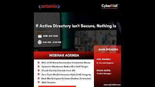 🔐 If Active Directory Isn’t Secure, Nothing (Actonix Webinar)