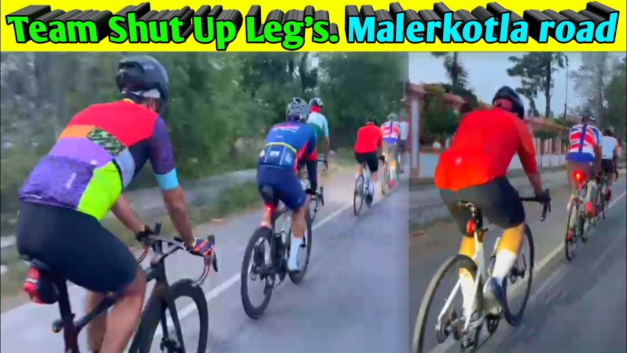 120km cycling, teamshutuplegs Malerkotla road morning ride. Ludhiana