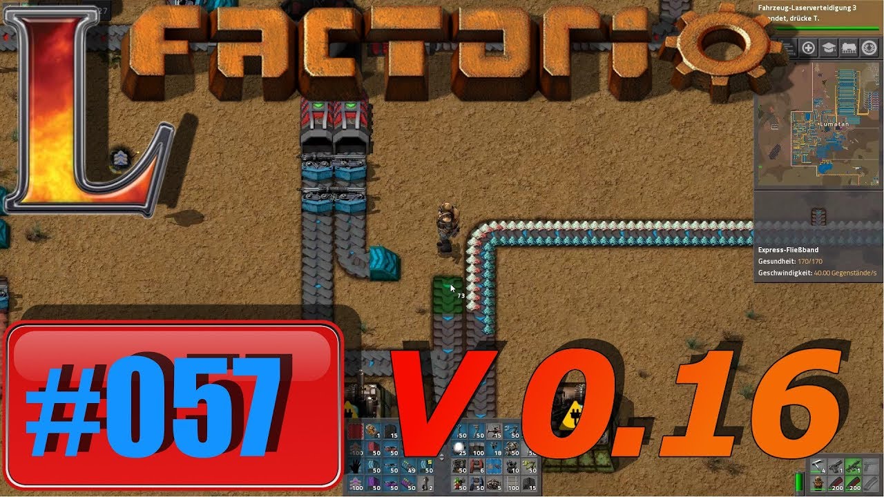 Factorio V 0.16 #057 | Let's Play Deutsch Modpack | Wieder mal etwas ...