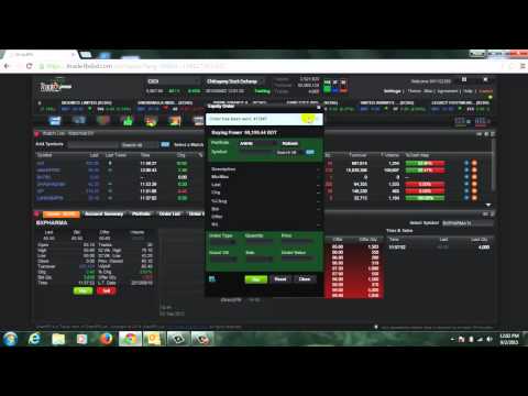 Trade Xpress Buy Sell Tutorial