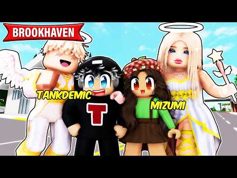 Mizumi & TankDemic Get ADOPTED by an ANGEL in Brookhaven | Brookhaven RP Tagalog | ROBLOX