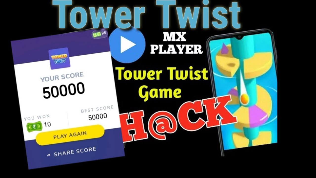 MX player Tower Twist game hack ! Play and earn ! MX player game hack ! Mpl hack trick !