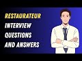 Restaurateur Interview Questions and Answers