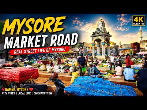 Namma Mysore Market Road ❤️ || Cinematic Travel Clip