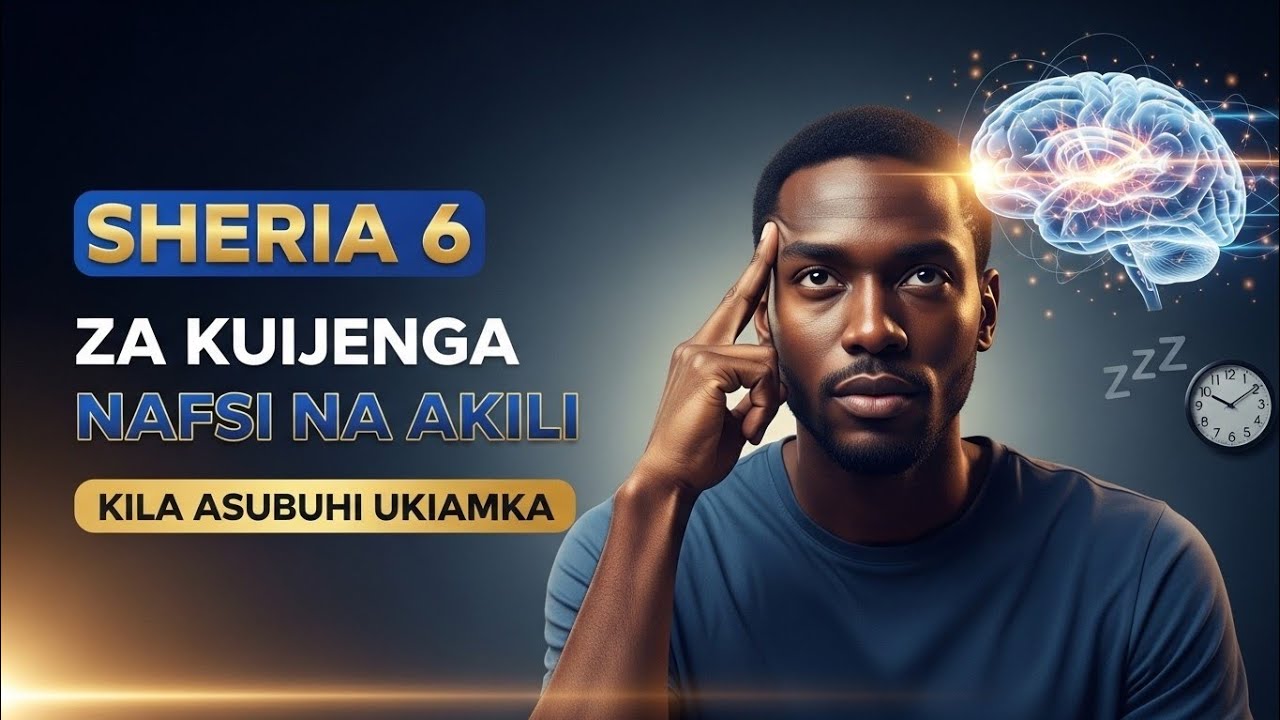 SHERIA 6 ZA KUIJENGA NAFSI NA AKILI KILA ASUBUHI UKIAMKA