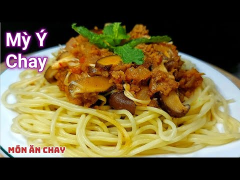 MỲ Ý CHAY Và Cách Làm Sốt Mỳ Ý Siêu Đơn Giản | Món Chay Ngon Bà Mẹ Quê