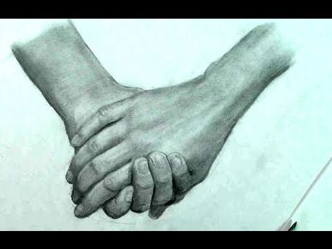 How To Draw The Hand A Couple Holding Hands Youtube