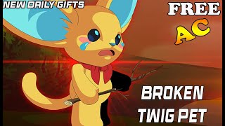 AQW NEW BROKEN TWIG RARE PET l DAILY GIFTS