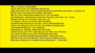 Cro -Meine Zeit ( Lyrics on Screen ) 2012