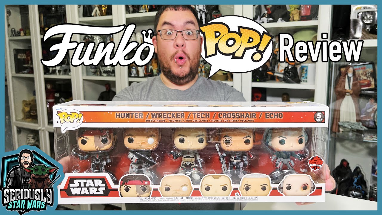 The Bad Batch 5 Pack Star Wars Funko Pop Review - YouTube