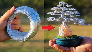 How did I turn Old Wire into a Beautiful GLOWING Bonsai? I'll show you