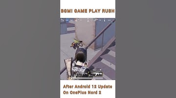 OnePlus Nord 2 after Update Android 12 BGMI Game Play Rush (Part-1). #bgmi #shorts