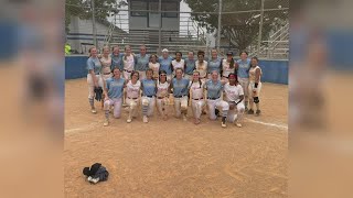 The Maine Thunder 12-and-under softball team wins national championship title