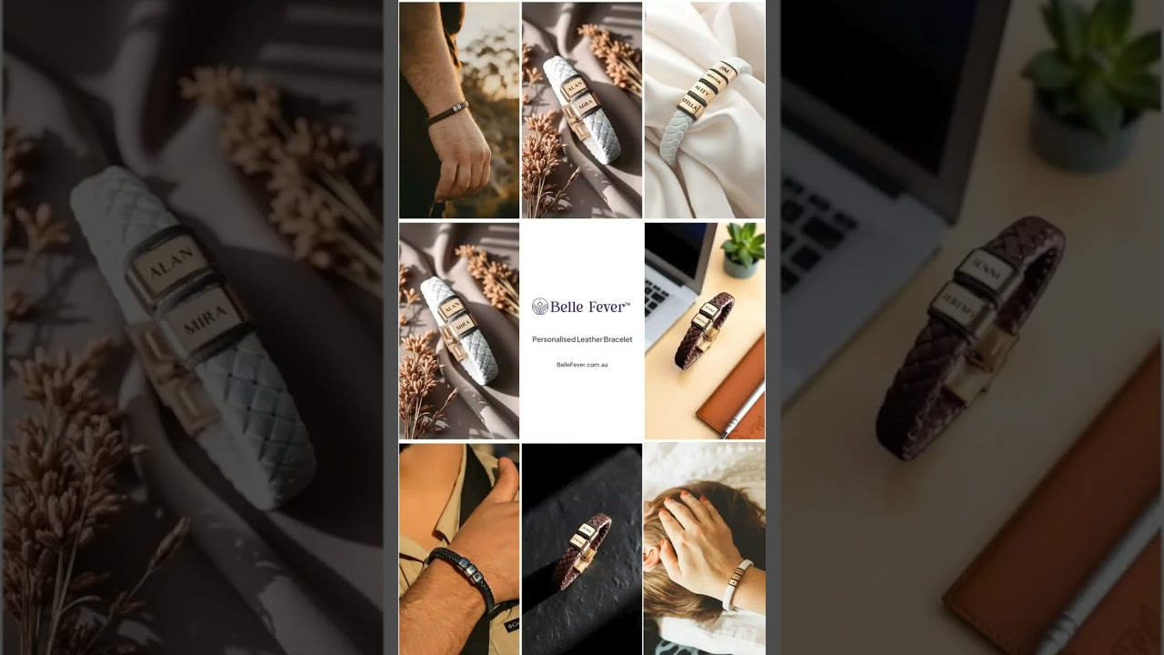 He’ll Never Take This Off – Personalised Leather Bracelet for Him