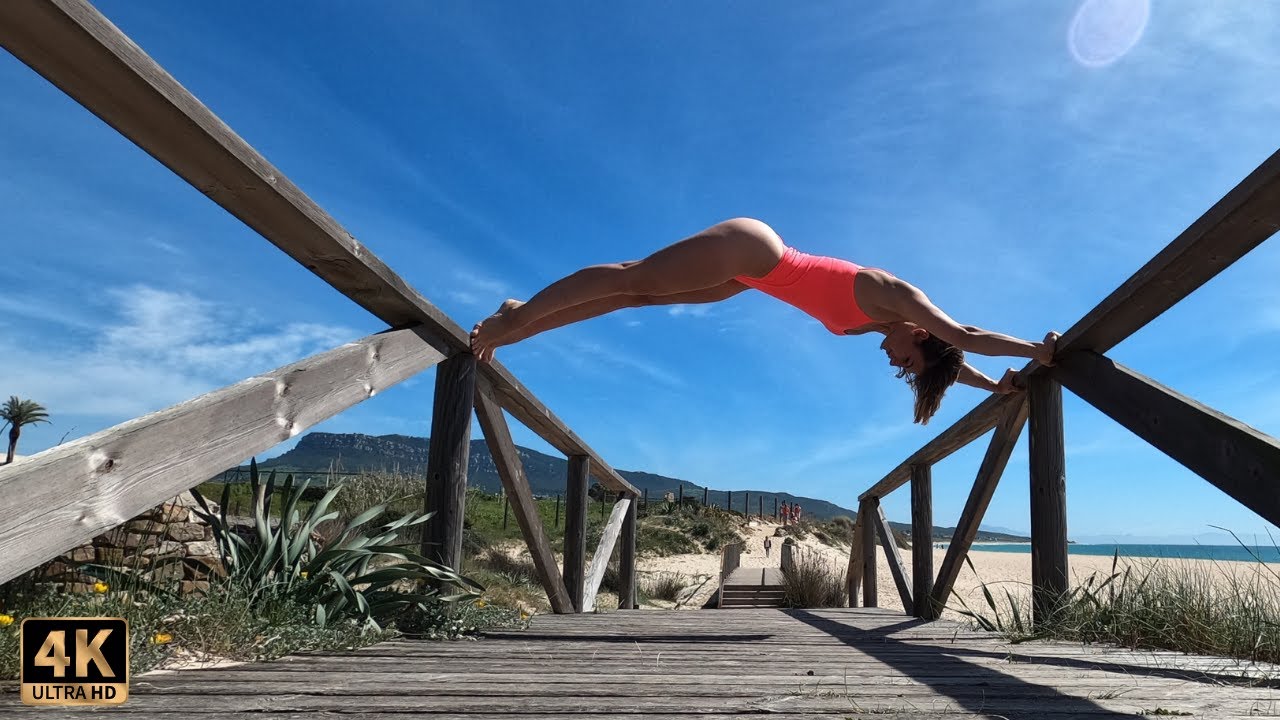 BOLONIA BEACH best beach in Spain [EP14 4K]